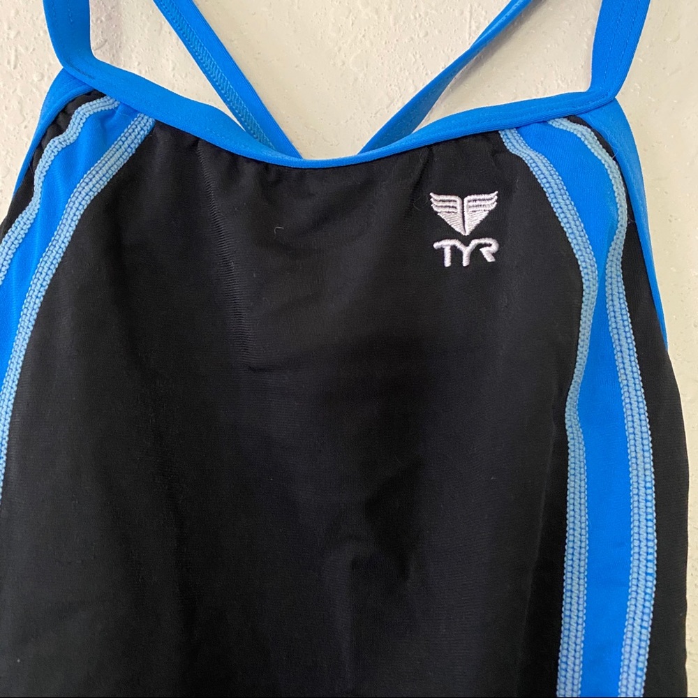 BOGO SWIM TYR 30 Swimsuit Racer back black blue